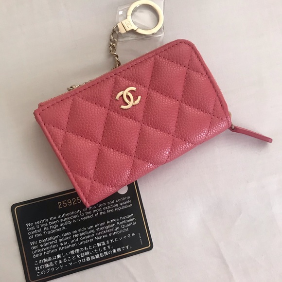 BNIB 18S Pearly Pink Key Ring Holder/Pouch - Picture 7 of 8